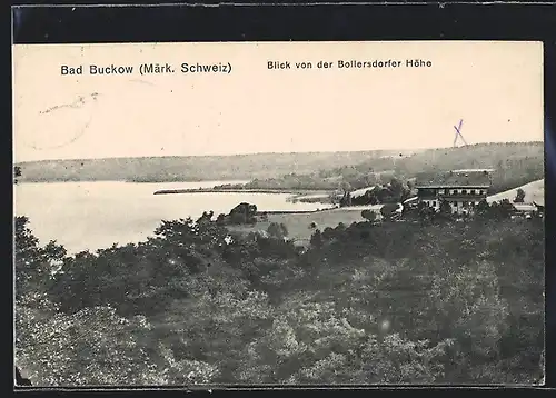 AK Bad Buckow /Märk. Schweiz, Blick von der Bollersdorfer Höhe