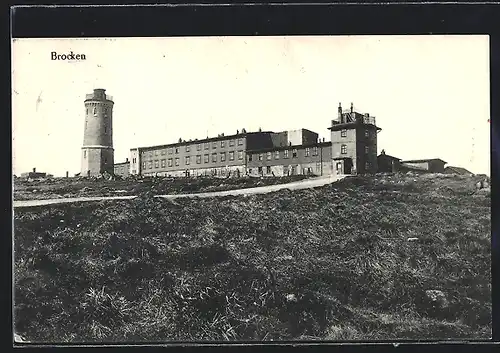 AK Brocken, Brockenhotel und Aussichtsturm