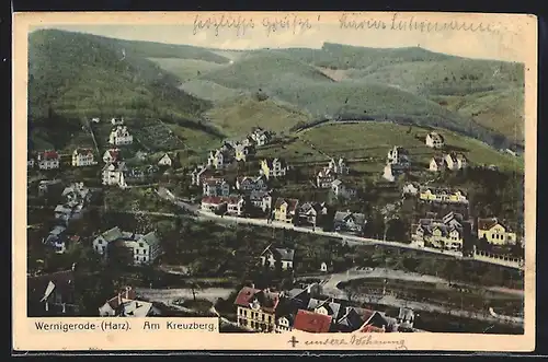 AK Wernigerode /Harz, Am Kreuzberg