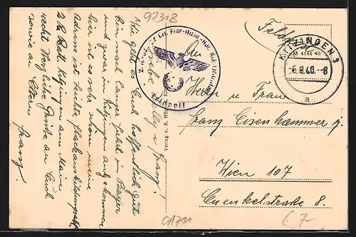 AK Kitzingen, Blick auf die neue Mainbrücke