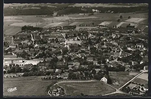 AK Herbede (Ruhr), Gesamtansicht vom Flugzeug aus