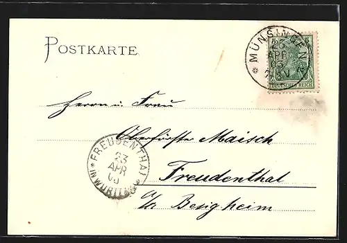 AK Hardt b. Münsingen, Truppenübungsplatz, Teilansicht