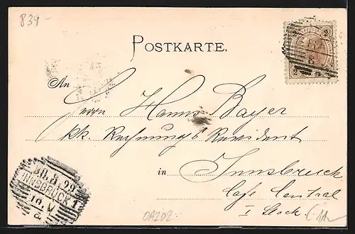 AK Hannover, Anlagen mit Brunnen am Centralbahnhof