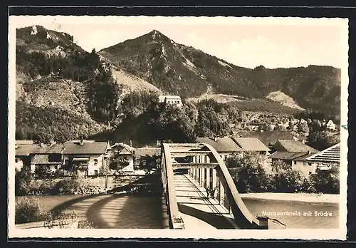 AK Marquartstein, an der Brücke in den Ort