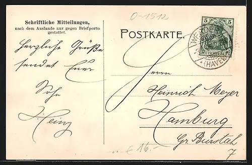 AK Werder /Havel, Teilansicht