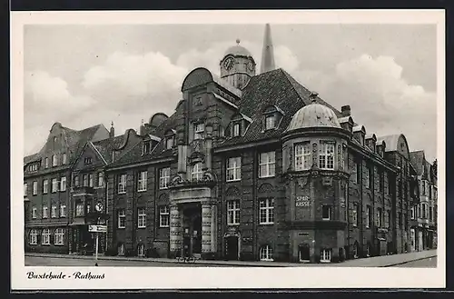 AK Buxtehude, Rathaus mit Sparkasse