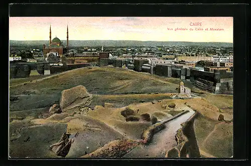 AK Caire, Vue générale du Caire et Mokatam