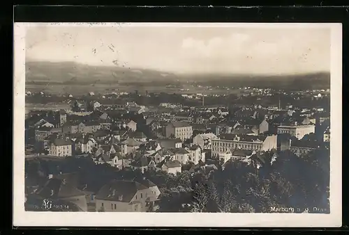 AK Marburg a. d. Drau, Panorama
