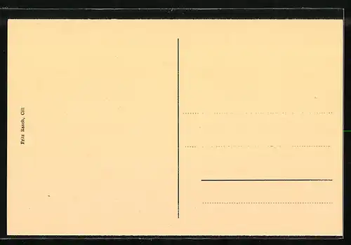 AK Cilli, Am Wege zur Burgruine mit Flurkreuz