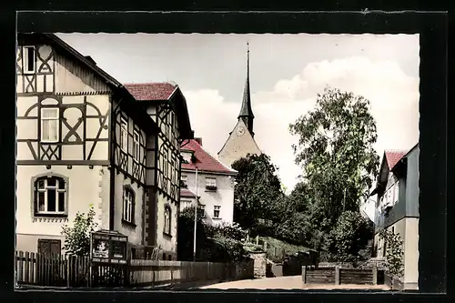 AK Einberg bei Coburg, Bürgermeisteramt mit Pfarrkirche