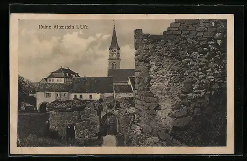 AK Altenstein i. Ufr., Ruine Altenstein