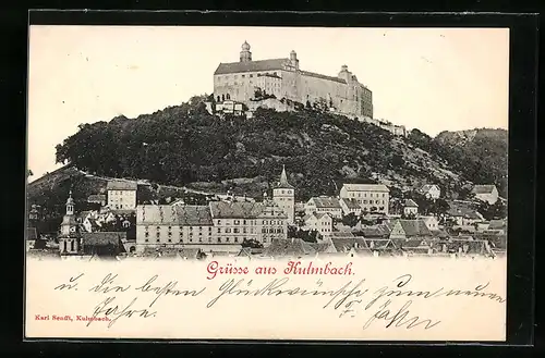 AK Kulmbach, Teilansicht mit Schloss