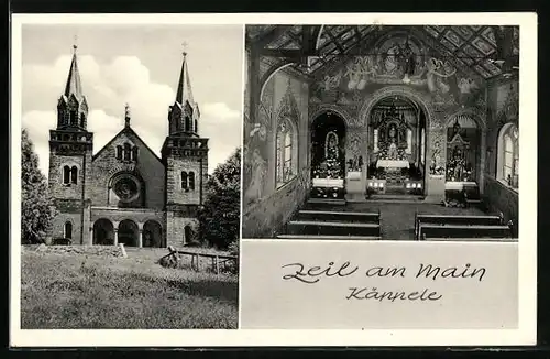 AK Zeil am Main, Käppele, Innenansicht