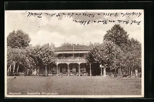 AK Bayreuth, Gasthaus Bürgerreuth