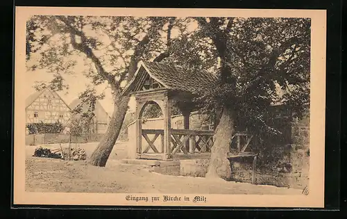AK Milz, Eingang zur Kirche
