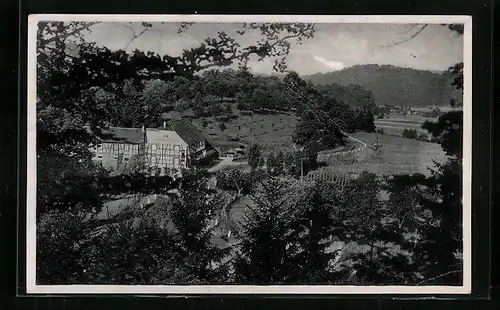 AK Kreuznaaf, Blick auf Gasthof