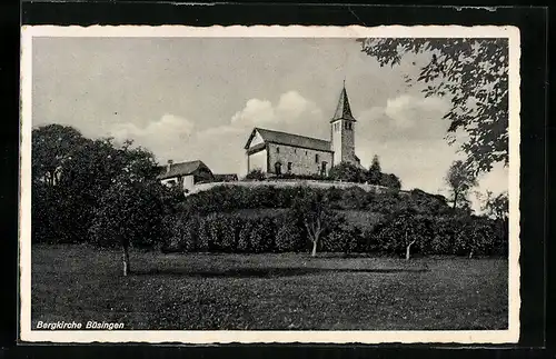 AK Büsingen, Blick auf die Bergkirche