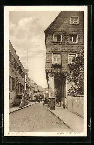 AK Alt-Soest, Blick in die Marktstrasse