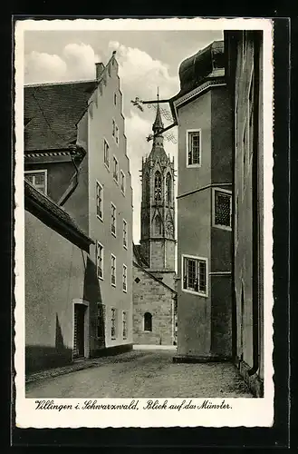 AK Villingen i. Schwarzwald, Blick auf das Münster