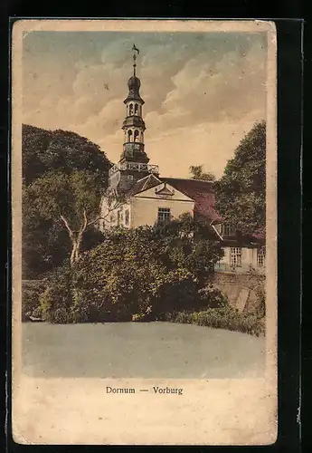 AK Dornum, Blick auf die Vorburg