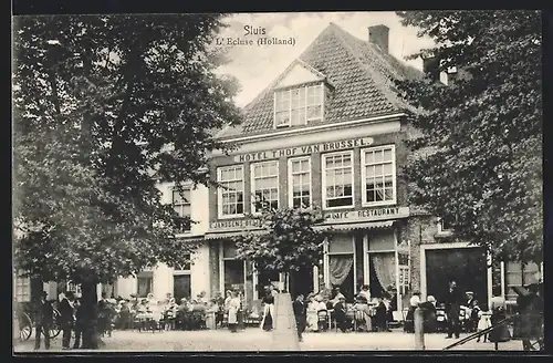 AK Sluis / L`Ecluse, Hotel-Restaurant `t Hof van Brussel
