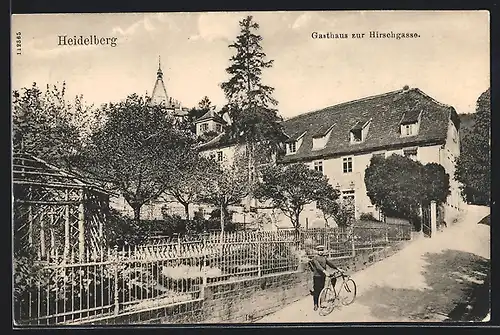 AK Heidelberg, Gasthaus zur Hirschgasse