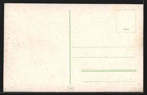 AK Crefeld, Strassenpartie am Corneliusdenkmal