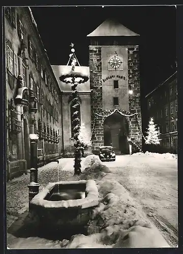 AK Villingen /Schwarzwald, Bickentor im Schnee