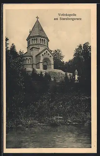 AK Berg /Starnberger See, Votivkapelle am Starnbergersee