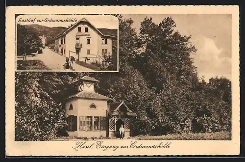 AK Hasel, Gasthaus Zur Erdmannshöhle