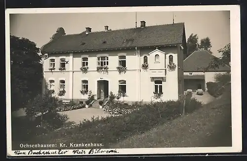 AK Ochsenhausen, Blick zum Kr. Krankenhaus