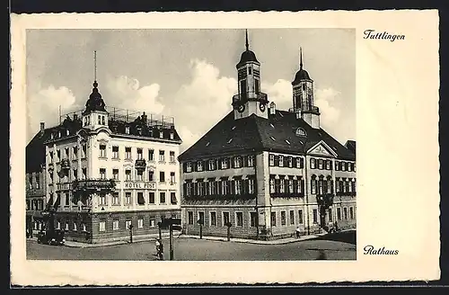 AK Tuttlingen, Hotel Post und Rathaus