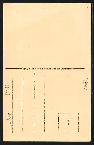 Steindruck-AK Geislingen a. Stg., Altes Zollhaus