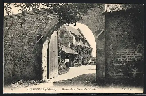 AK Auberville, Entrée de la Ferme