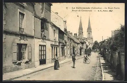 AK La Délivrande, Le Bout-Varin, Route de Cresserons