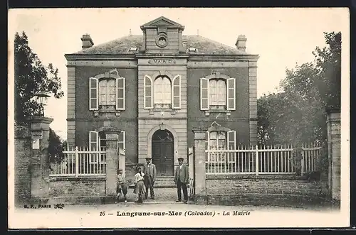 AK Langrune-sur-Mer, La Mairie, Ansicht vom Rathaus