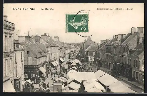 AK Isigny-sur-Mer, Le Marché