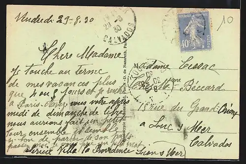 AK Lion-sur-Mer, Carrefour Les Bruyeres