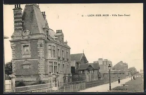 AK Lion-sur-Mer, Villa Sans-Souci