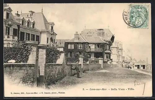 AK Lion-sur-Mer, villa Bella-Vista