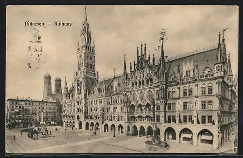 AK München, Am Rathaus