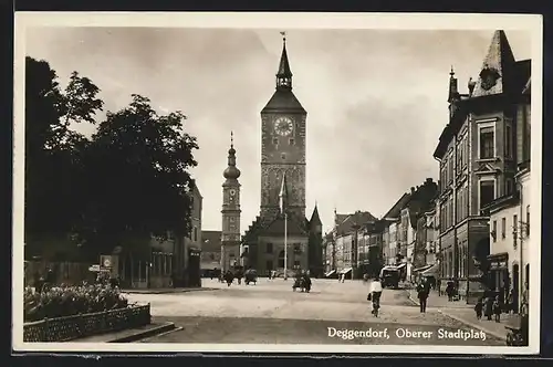 AK Deggendorf, Oberer Stadtplatz