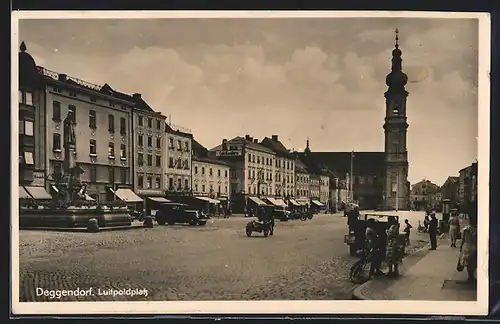AK Deggendorf, Partie am Luitpoldplatz
