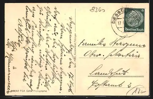 AK Deggendorf, Partie am Luitpoldplatz