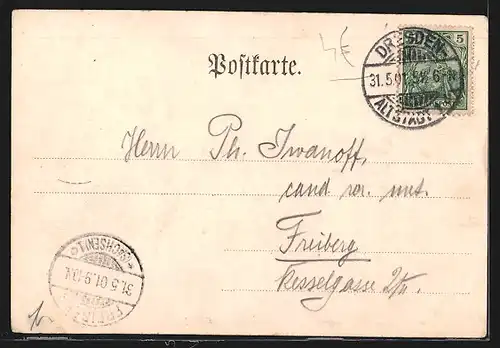 AK Dresden, Am Zwingerteich