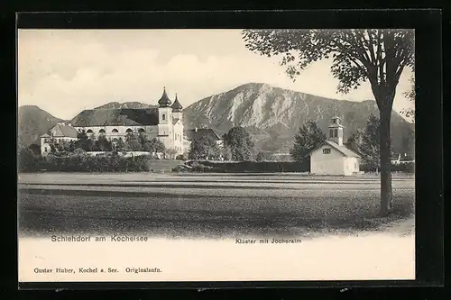 AK Schlehdorf am Kochelsee, Kloster und Jocheralm