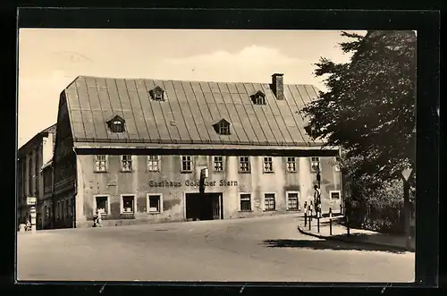 AK Neukirchen /Erzgeb., HO-Gasthaus Goldener Stern