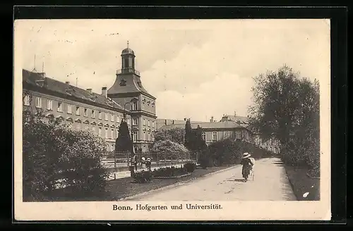 AK Bonn, Hofgarten und Universität