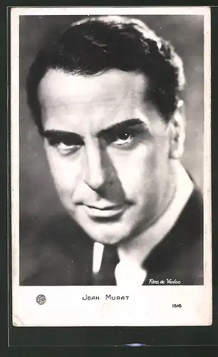 AK Schauspieler Jean Murat mit entschlossenem Blick