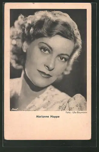 AK Schauspielerin Marianne Hoppe